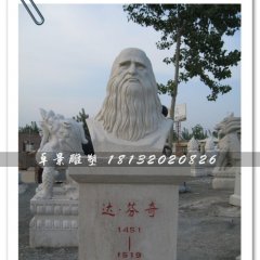 達(dá)芬奇雕塑，學(xué)校石雕，科技館雕塑