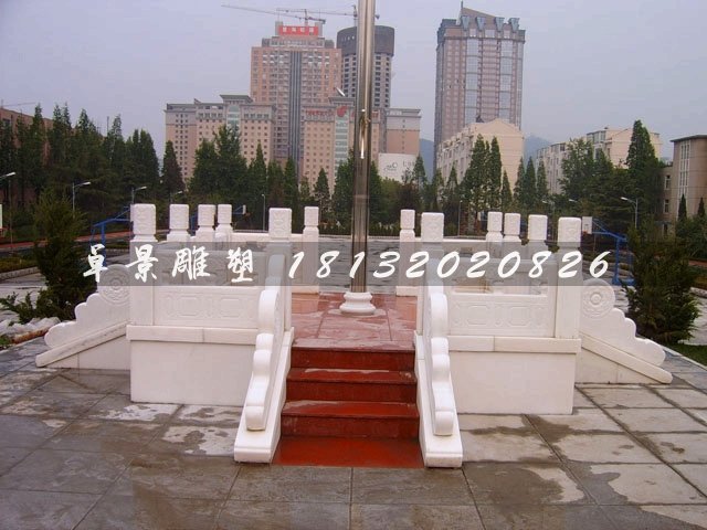 學(xué)校升旗臺(tái)，漢白玉升旗臺(tái)，學(xué)校白玉石升旗臺(tái)