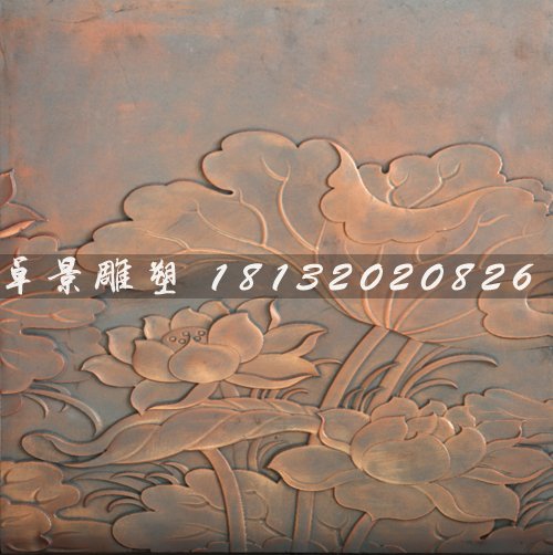 鍛造荷葉雕塑，銅荷葉雕塑