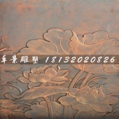 鍛造荷葉雕塑，銅荷葉雕塑