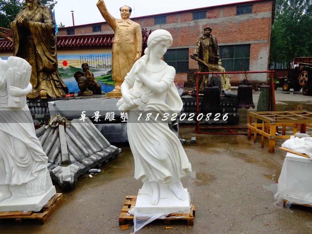 出口美国的欧式女神雕塑