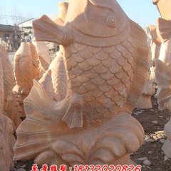 石雕魚，石頭魚石雕