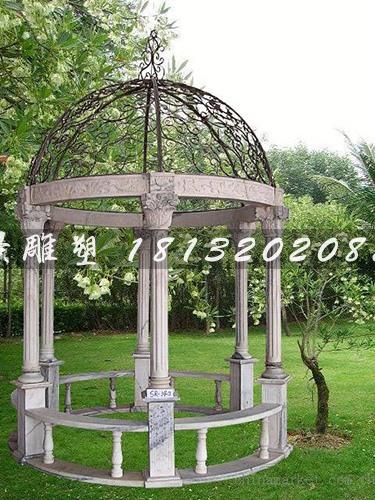 石頭涼亭，石雕涼亭