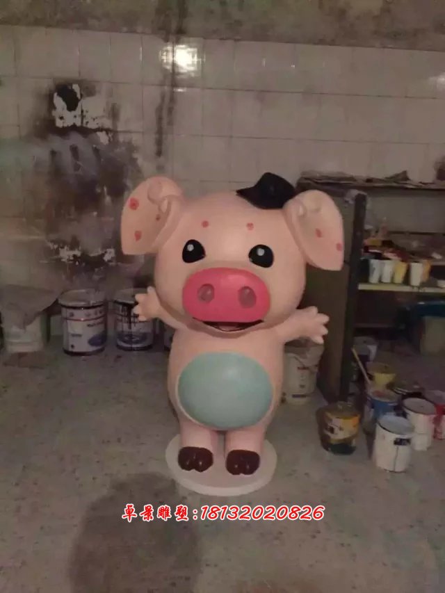 玻璃鋼卡通動(dòng)物雕塑，玻璃鋼小動(dòng)物雕塑
