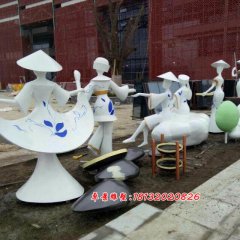 不銹鋼人物雕塑，不銹鋼人雕塑