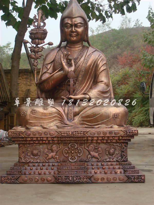 西藏佛銅雕，鑄銅西藏佛雕塑