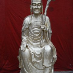 十八羅漢銅雕，鑄銅十八羅漢雕塑