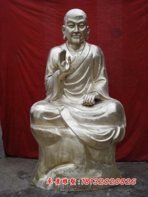 十八羅漢銅雕，鑄銅十八羅漢雕塑 (5)