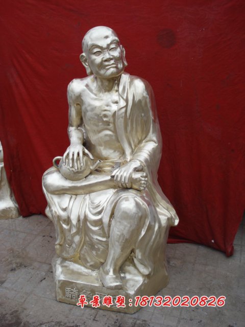 十八羅漢銅雕，鑄銅十八羅漢雕塑 (3)