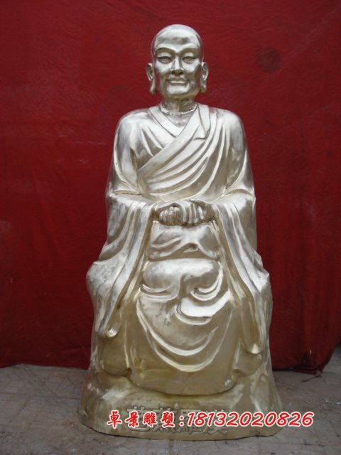 十八羅漢銅雕，鑄銅十八羅漢雕塑 (8)
