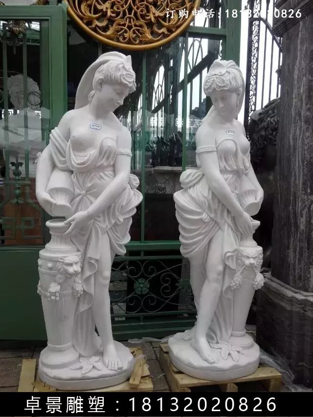 西方人物石雕，西方美女石雕 (4)