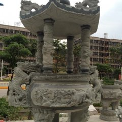 石香爐，仿古石香爐