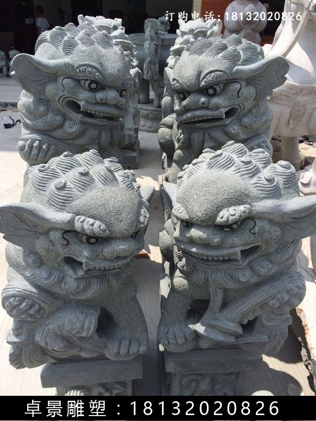 獅子石雕，仿古獅子雕塑 (2)