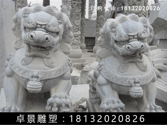 獅子石雕，仿古獅子雕塑