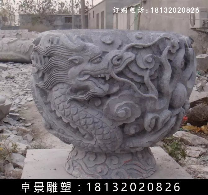 石水缸，仿古石水缸 (4)