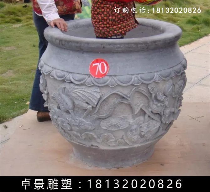 石水缸，仿古石水缸 (8)