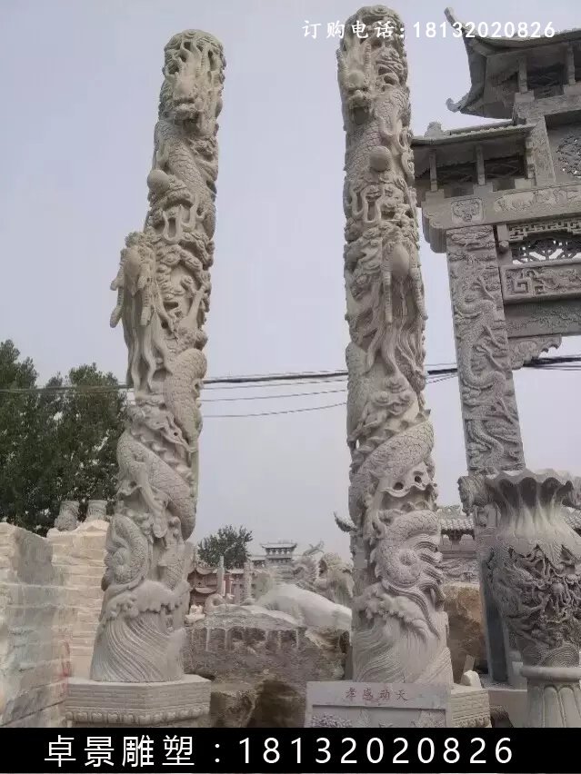 石柱，盤龍柱，龍柱 (2)