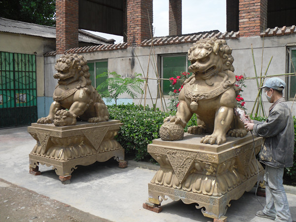 北京獅銅雕，獅子銅雕，鑄銅獅子雕塑