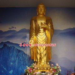 佛像銅雕，鎏金佛像銅雕