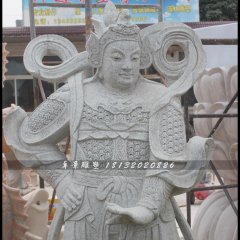韋佗護法石雕，大理石韋佗雕塑