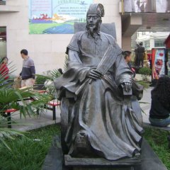 諸葛亮銅雕，歷史名人銅雕