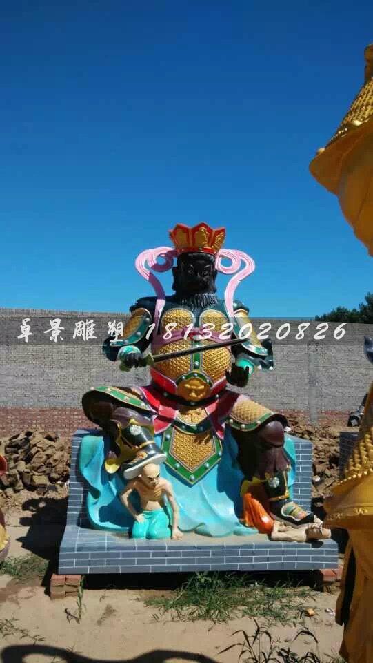 玻璃鋼四大天王雕塑，玻璃鋼神仙雕塑 (3)