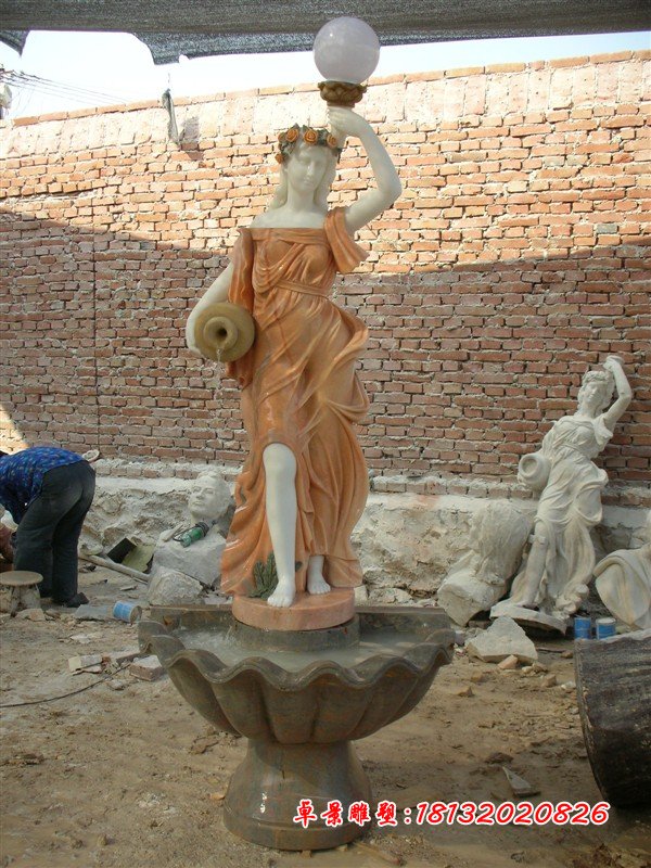 陽光女神噴泉，人物噴泉