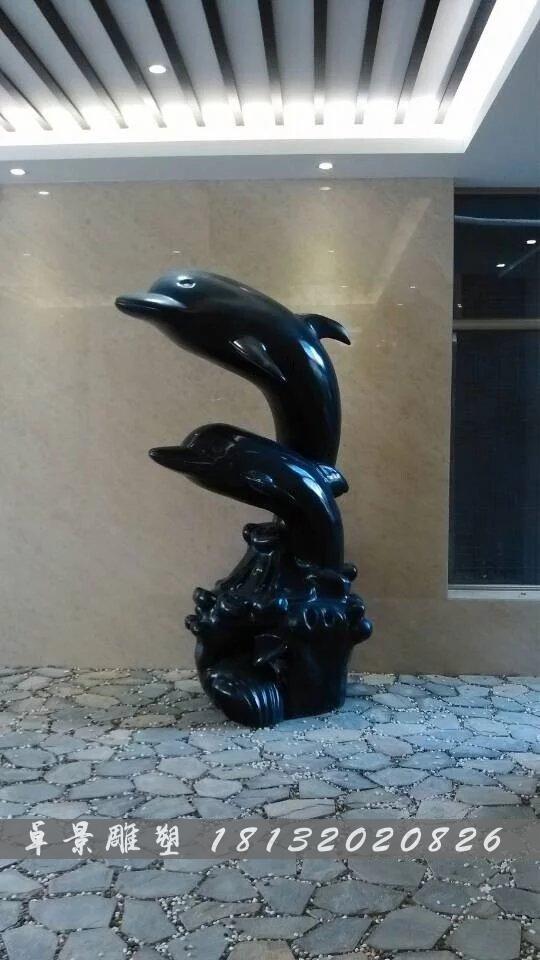 海豚銅雕，動物銅雕 (1)