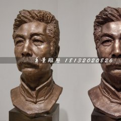 魯迅銅雕，校園名人銅雕