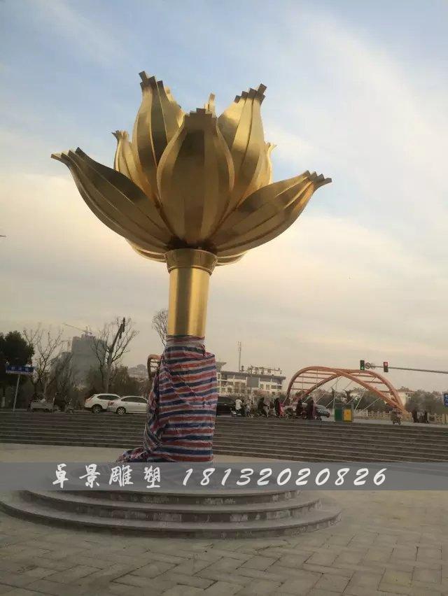 銅紫荊花雕塑，廣場(chǎng)紫荊花銅雕，廣場(chǎng)花朵銅雕塑