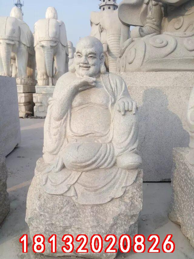 十八羅漢石雕，漢白玉十八羅漢雕塑 (1)