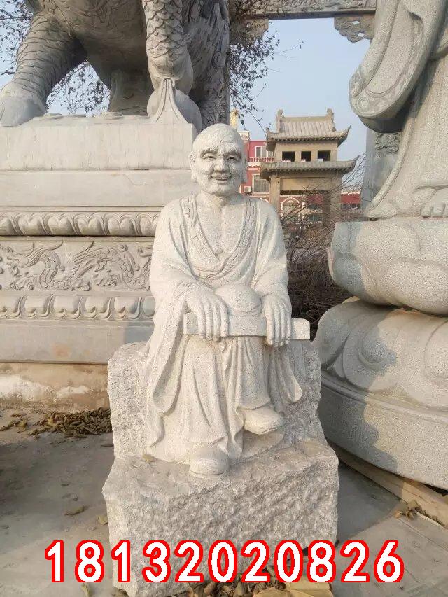 十八羅漢石雕，漢白玉十八羅漢雕塑 (6)