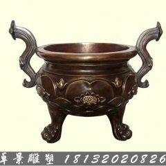 銅爐，銅荷花爐