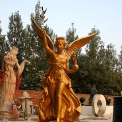 和平女神銅雕，鑄銅和平女神雕塑