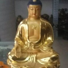 銅佛像，如來佛祖銅雕，鎏金銅佛像