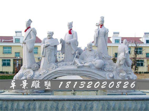 八仙過海石雕，人物石雕 (2)