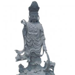 觀(guān)音菩薩石雕， 青石觀(guān)音菩薩雕塑