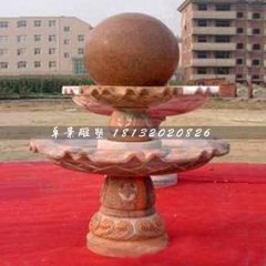 石頭風(fēng)水球，石雕風(fēng)水球雕塑
