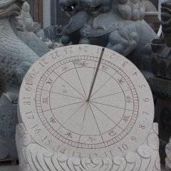 石頭日晷，石雕日晷雕刻