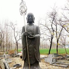 石佛像，地藏王菩薩石雕