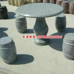 大理石桌子雕塑，大理石桌凳雕塑
