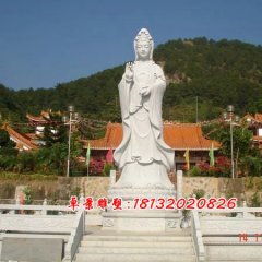 大型立式觀音，石雕觀音菩薩