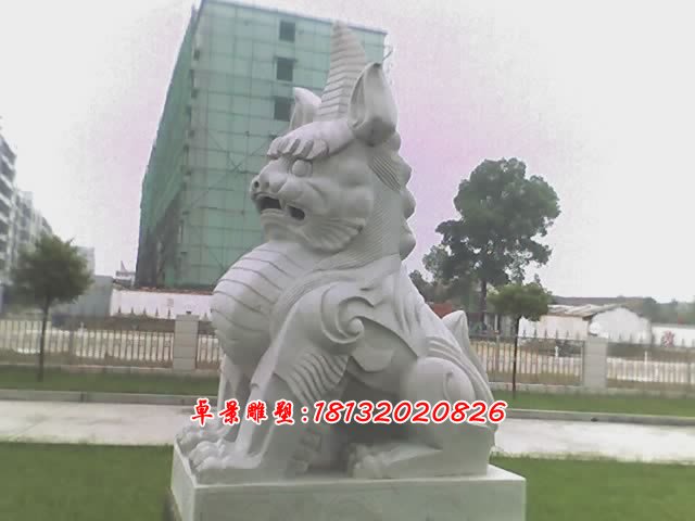 獨(dú)角獸石雕，法院獨(dú)角獸雕塑