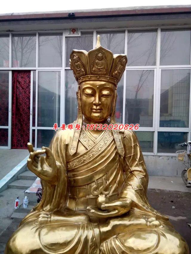 地藏王菩薩銅雕，鑄銅地藏王菩薩雕塑 (1)