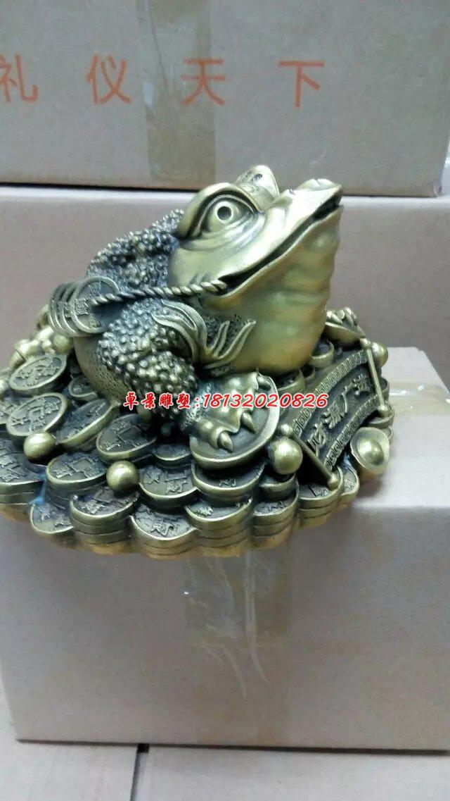 金蟾銅雕，三足金蟾，招財(cái)金蟾 (2)