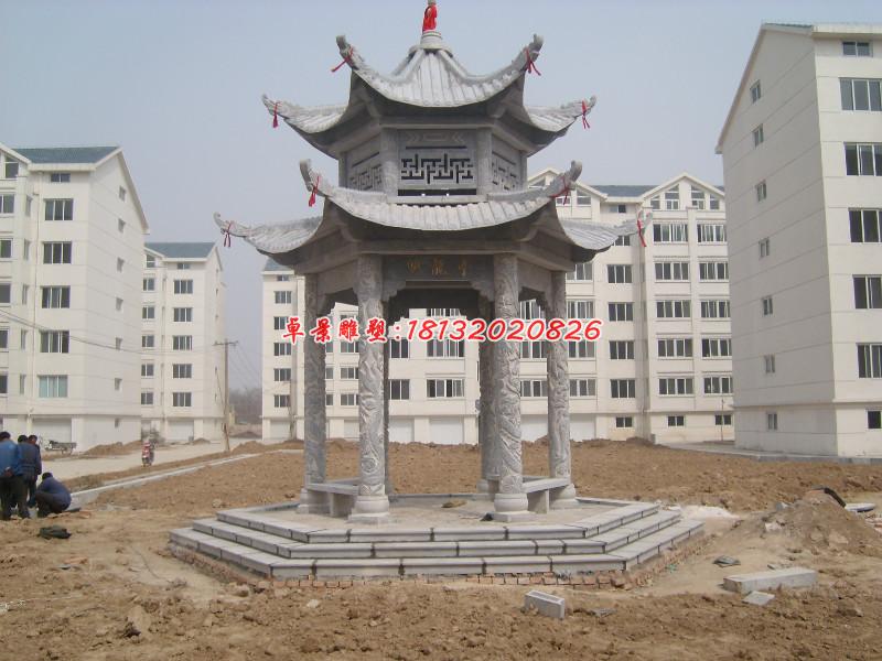 大理石涼亭,小區(qū)涼亭雕塑