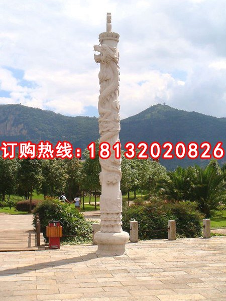 龍柱，盤龍柱，廣場(chǎng)龍柱石雕