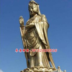 觀音銅雕，南海觀音銅雕