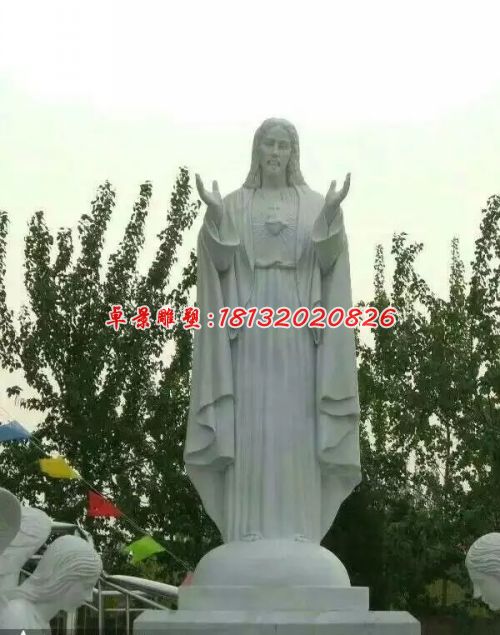 石雕耶穌，大理石耶穌雕塑