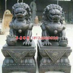 銅獅子，北京獅銅雕